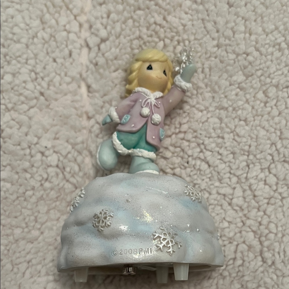 Precious Moments Musical Figurine with White and Cream
